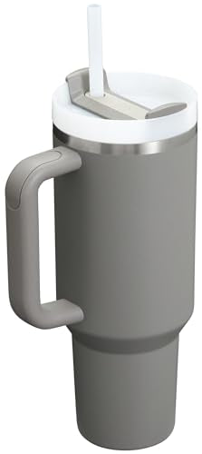 Stanley Quencher H2.0 Tumbler with Handle and Straw 30 oz | Flowstate 3-Position Lid | Cup Holder Compatible for Travel | Insulated Stainless Steel Cup | BPA-Free | Blue Spruce