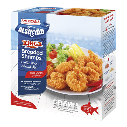 Americana Al Sayyad Zings Breaded Shrimps 400 g