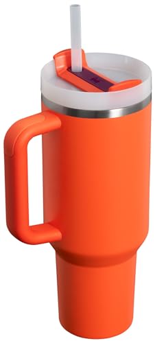 Stanley Quencher H2.0 Tumbler with Handle and Straw 30 oz | Flowstate 3-Position Lid | Cup Holder Compatible for Travel | Insulated Stainless Steel Cup | BPA-Free | Blue Spruce