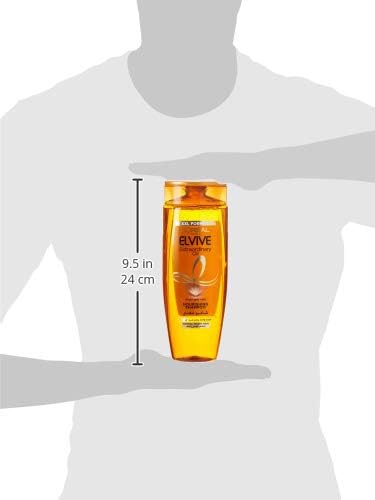 L'Oreal Elvive Extraordinary Oil Nourishing Shampoo with 6 Flower Oils for Normal & Dry Hair, 600ml