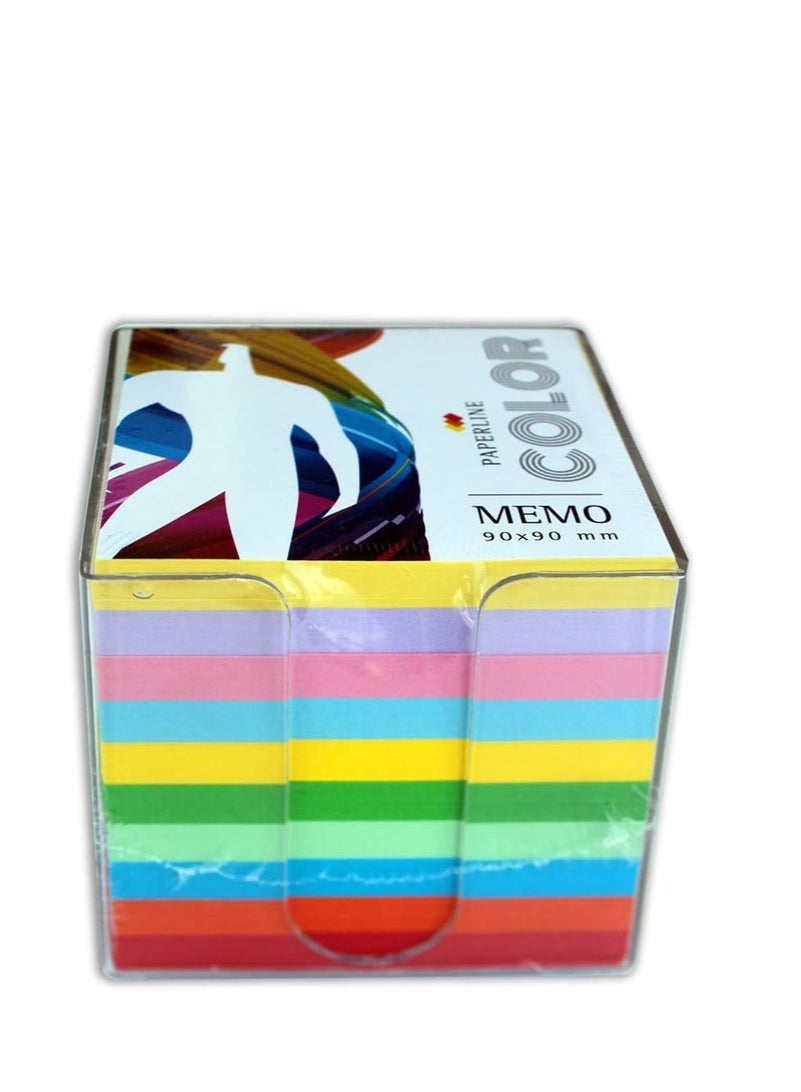 Paperline Color Memo Cube - 840 Sheets