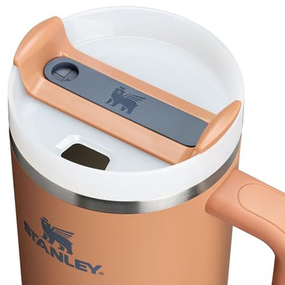 Stanley Quencher H2.0 Tumbler with Handle and Straw 30 oz | Flowstate 3-Position Lid | Cup Holder Compatible for Travel | Insulated Stainless Steel Cup | BPA-Free | Blue Spruce