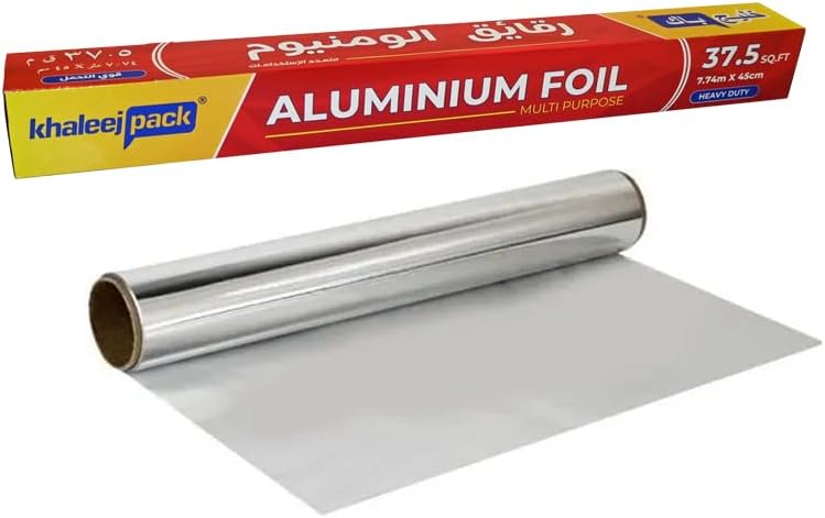 Khaleej Pack Aluminium Foil, 45cm, 37.5sqft, 3 Pieces