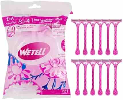 WETELL 2 BLADE RAZOR WITH 12 BLADES