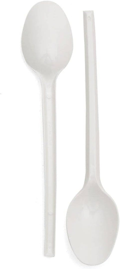 Fijipack White Spoon, 50 Pieces