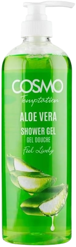 Cosmo Temptation Shower Gel Aloe Vera, 1L