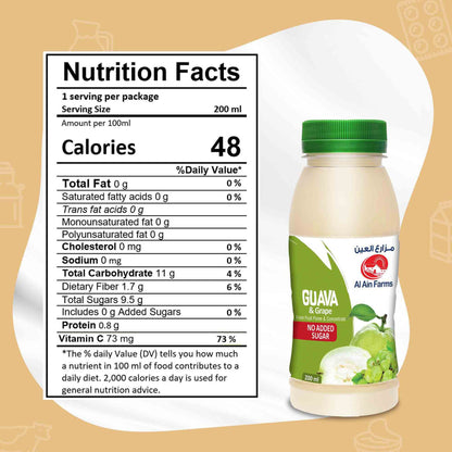 Al Ain Guava And Grape Nectar Juice 200g