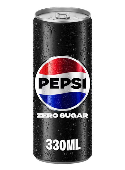 Pepsi Cola Zero Sugar Can, 330ml