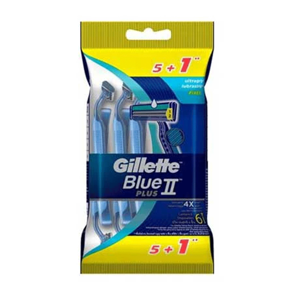 Gillette Blue 2 Plus, 5+1 pieces