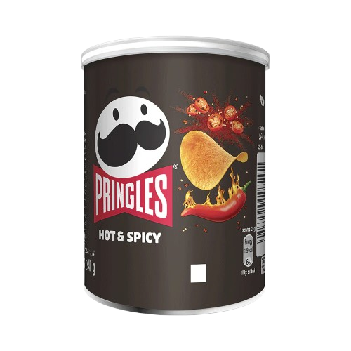 Pringles Hot & Spicy Chips Can, 40g