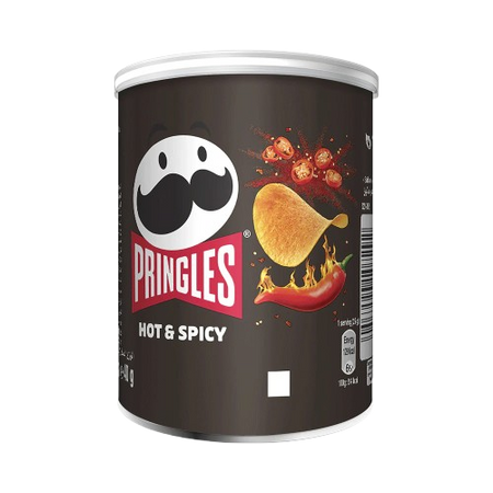 Pringles Hot & Spicy Chips Can, 40g