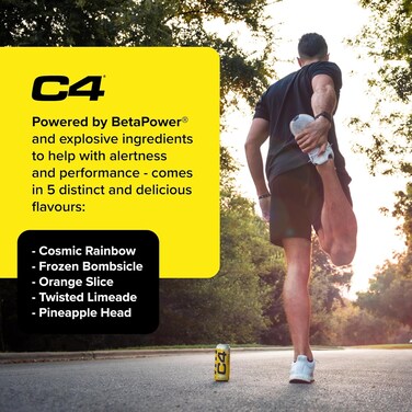 C4 Frozen Pineapple Head Energy Drink, 500ml