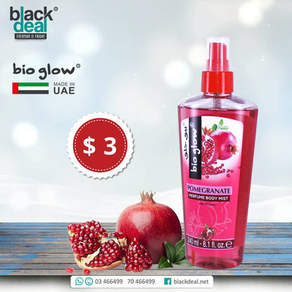 Bio Glow Pomegranate Body Mist, 240ml