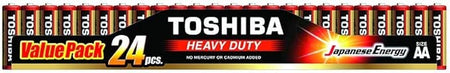 Toshiba Battery AA Heavy Duty Value Pack of 24 Pcs