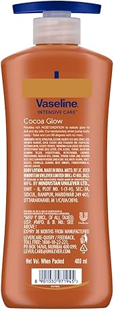 Vaseline Cocoa Glow Lotion, 400ml