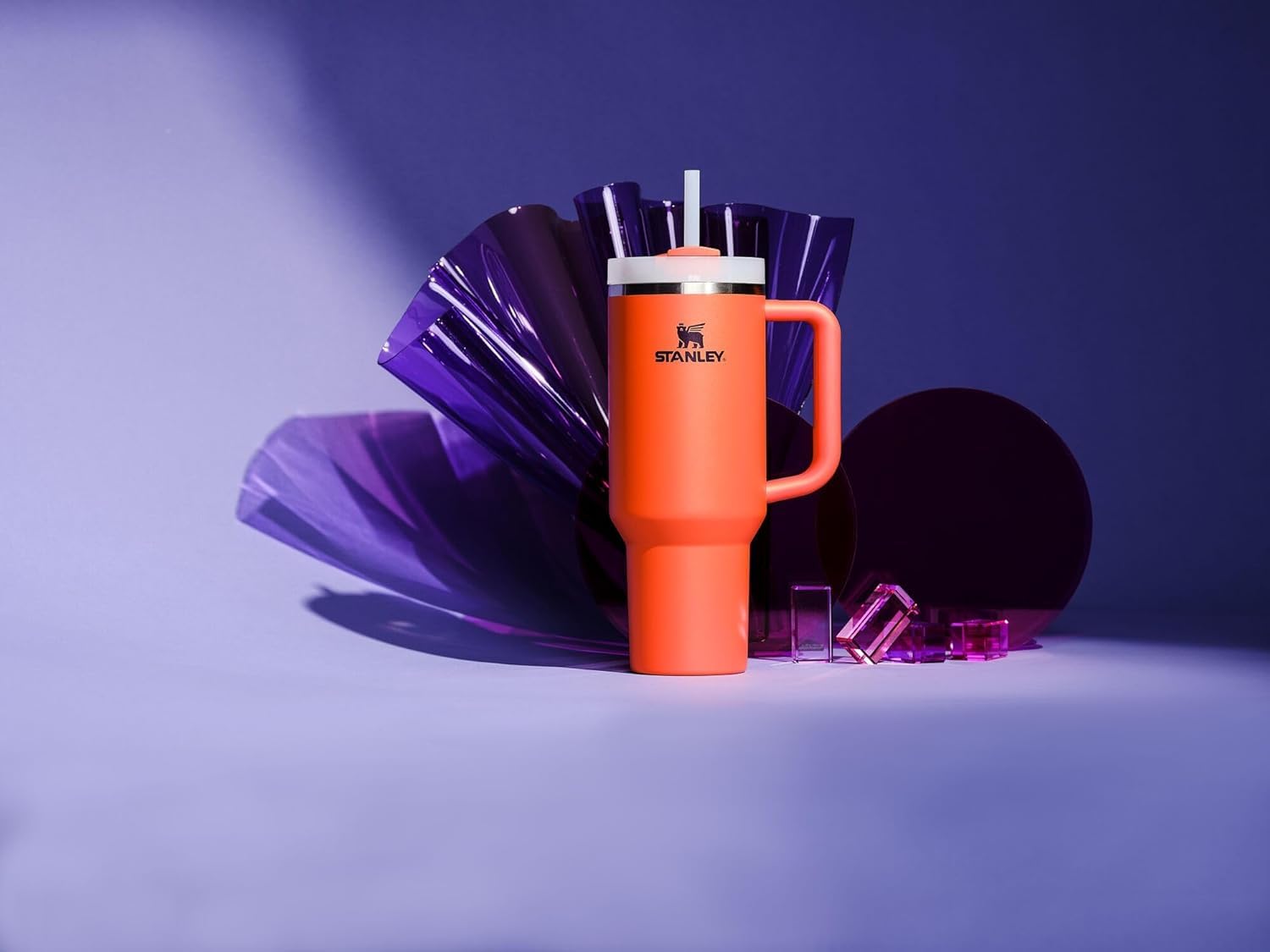 Stanley Quencher H2.0 Tumbler with Handle and Straw 30 oz | Flowstate 3-Position Lid | Cup Holder Compatible for Travel | Insulated Stainless Steel Cup | BPA-Free | Blue Spruce