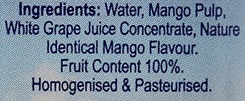 Lacnor Essentials No Added Sugar Mango Juice, 8x180ml