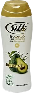 Silk Shampoo + Conditioner Avocado Milk For Dry Hair, UAE, 400ml