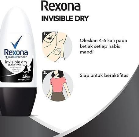 Rexona Invisible Dry + Fresh 72 Hours Deodorant, 45ml