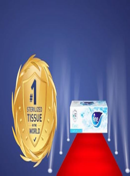 Fine Facial Tissues, 5x120 Sheets