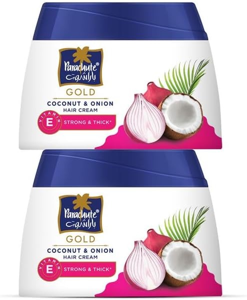 Parachute Gold Coconut & Onion Hair Cream, 2x140ml