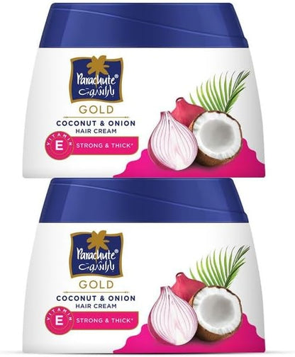 Parachute Gold Coconut & Onion Hair Cream, 2x140ml