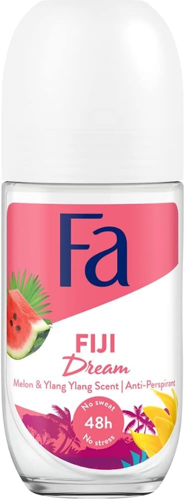 Fa Figi Dream Watermelon Ylang Ylang Anti Perspirant Roll On, 50ml