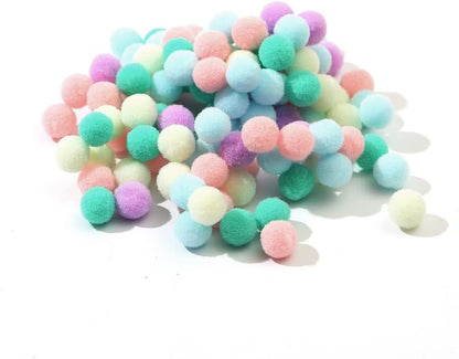 S.B.T Craft Item Pom Poms, 60 Pieces