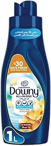 Downy Vanilla & Musk Concentrated Fabric Conditioner, 1L