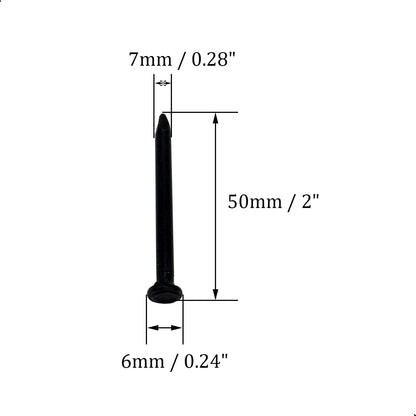 Samra Plus Concrete Nail Black