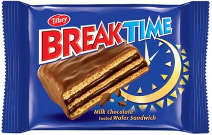 Tiffany Break Time Wafer Sandwich Coated with Chosolate, 24x13g