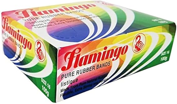 Flamingo Pure Rubber Bands Size 16
