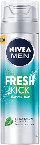 Nivea Men Fresh Kick Shaving Gel, 200ml