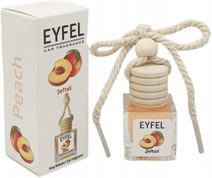 Eyfel Peach Car Air Freshener Diffuser, 10ml