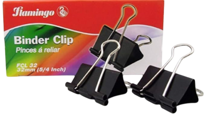 Flamingo Rose Gold Binder Clip 24P-FB41MM, 24 Pieces