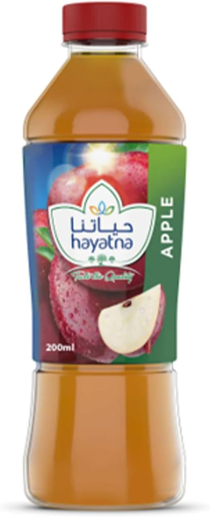 Hayatna Apple Pure Juice, UAE, 200ml