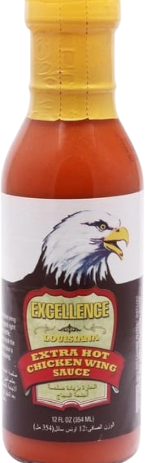 Excellence Extra Hot Chicken Wings Sauce, 354ml