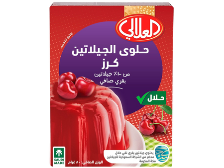 Alalali Cherry Gelatin, 80g
