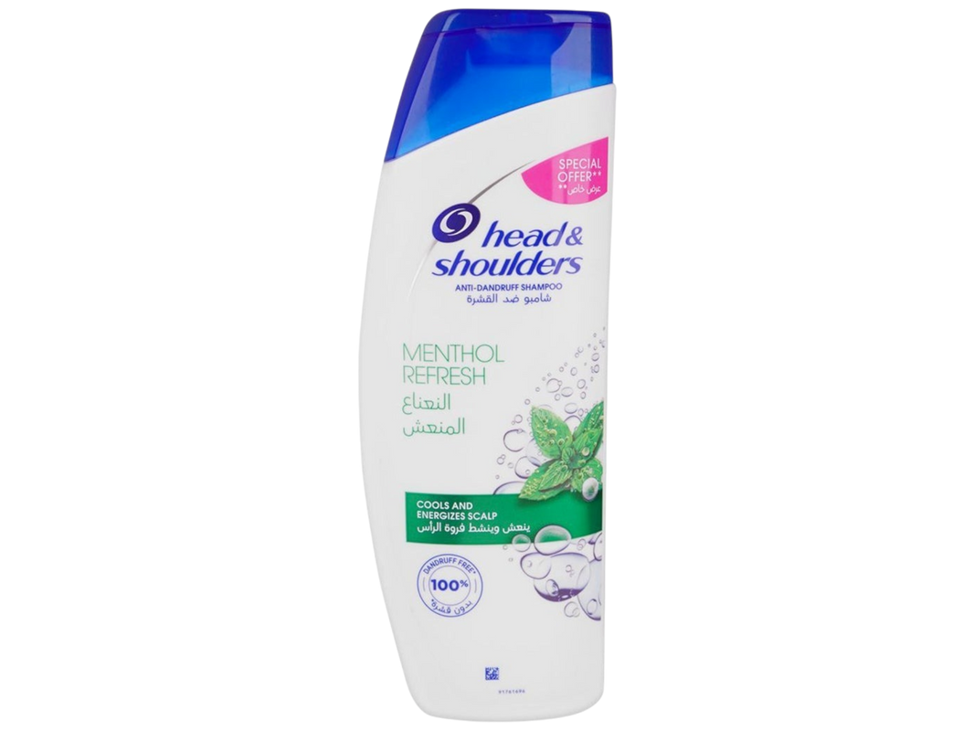 Head & Shoulders Menthol Refresh Anti-Dandruff Shampoo for Itchy Scalp, 400ml