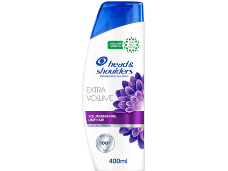 Head & Shoulders Extra Volume Shampoo, 400ml