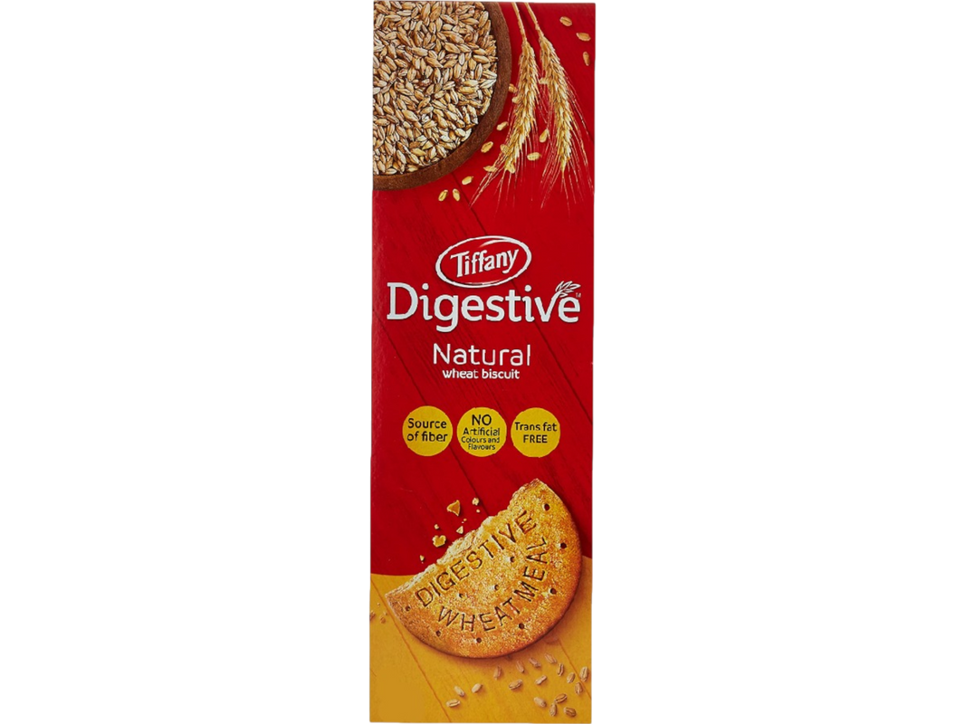 Tiffany Digestive Light Natural Wheat Biscuit, 250g