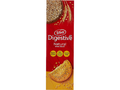 Tiffany Digestive Light Natural Wheat Biscuit, 250g