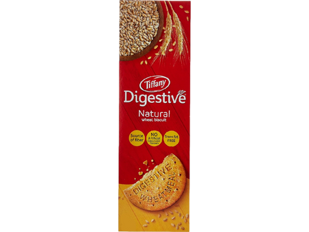 Tiffany Digestive Light Natural Wheat Biscuit, 250g