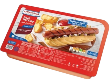 Americana Beef Hot Dog, 450g