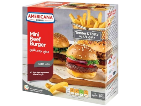 Americana Mini Beef Burger Slider 400 g