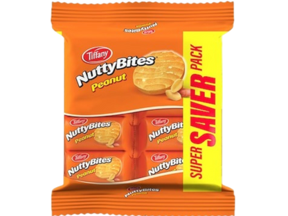 Tiffany Nutty Bites Peanut Biscuits, 8x72g