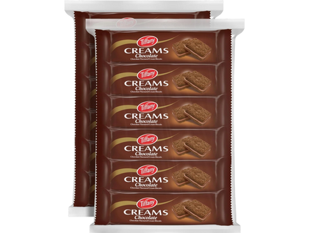 Tiffany Creams Chocolate Cream Sandwich Biscuits,12x80g
