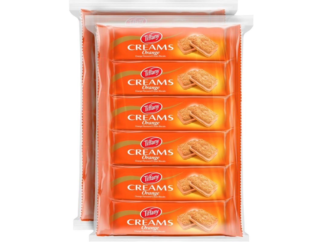 Tiffany Creams Orange Cream Sandwich Biscuits,12x80g