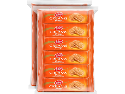 Tiffany Creams Orange Cream Sandwich Biscuits,12x80g