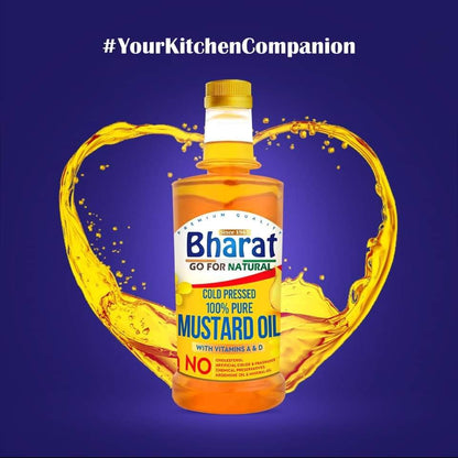 Bharat Pure Mustard Cooking Oil, 1L
